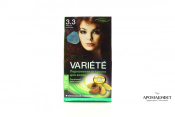 Перманентная краска 3.3 для волос Темный шоколад CHANTAL VARIETE - Интернет магазин парфюмерии и косметики "Aromabufet", Екатеринбург