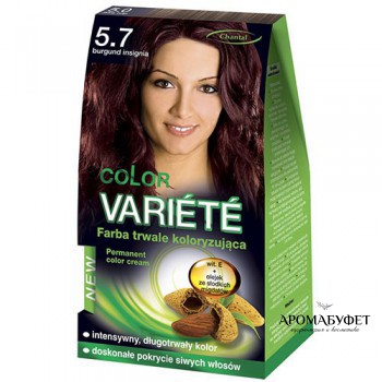 Перманентная краска 5.7 для волос Бургунд CHANTAL VARIETE - Интернет магазин парфюмерии и косметики "Aromabufet", Екатеринбург
