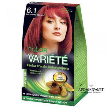 Перманентная краска 6.1 для волос Кармин CHANTAL VARIETE - Интернет магазин парфюмерии и косметики "Aromabufet", Екатеринбург