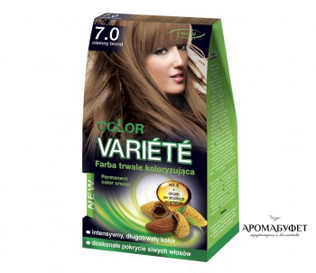 Перманентная краска 7.0 для волос Темный блондин CHANTAL VARIETE - Интернет магазин парфюмерии и косметики "Aromabufet", Екатеринбург